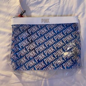 PINK victoria secret makeup bag